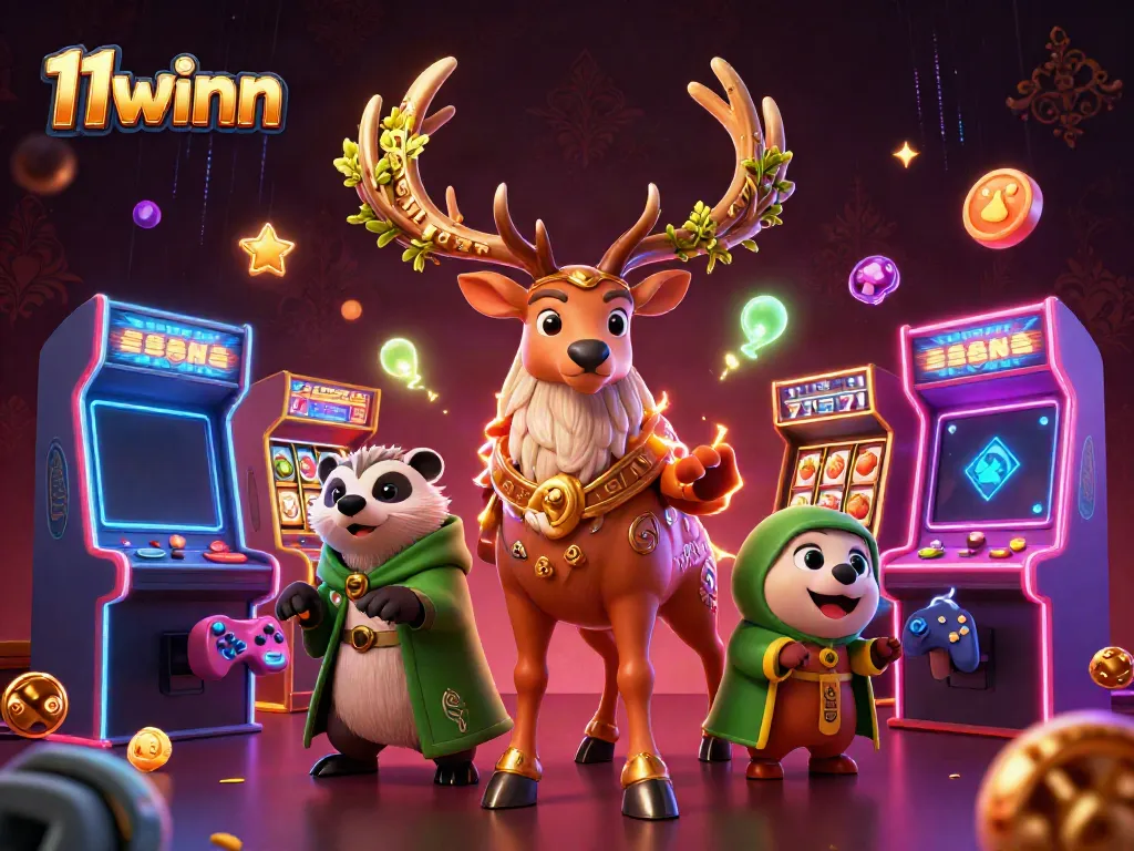 Experience winning with 11winn in a vibrant 3D casino adventure filled with gaming magic.